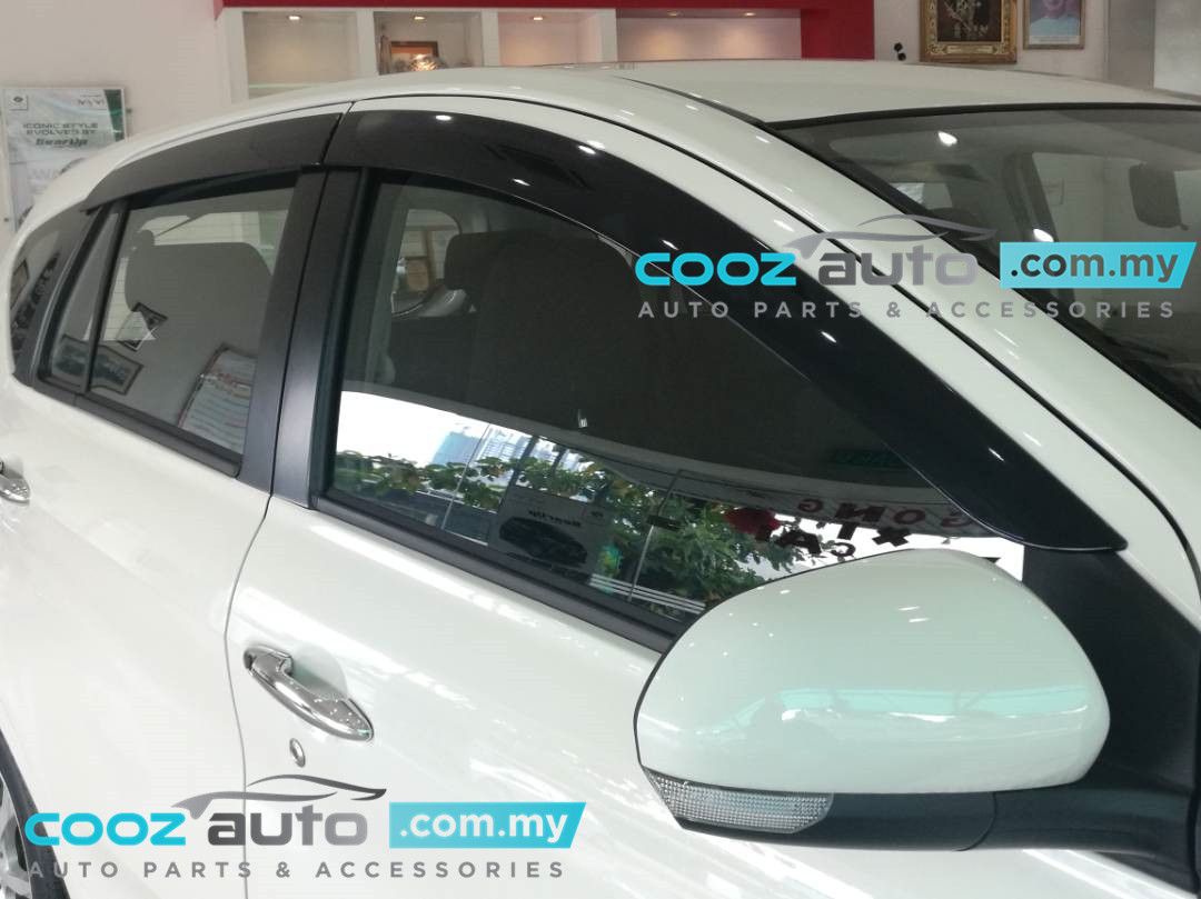 Perodua Myvi 2017 2018 Super Slim Style Anti UV Light Acrylic Door Visor